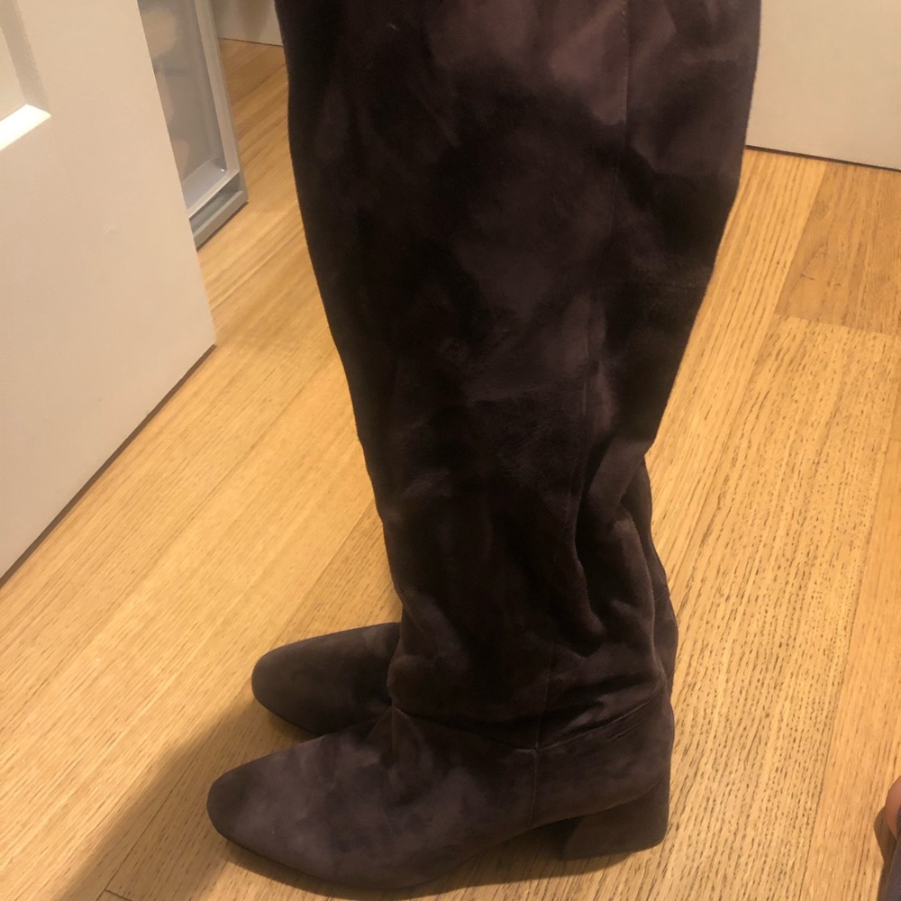 Vegabond Suede Boots in Dark Brown